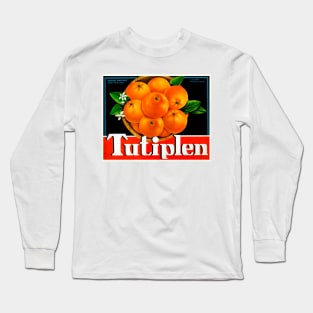 Tutiplen Brand crate label Long Sleeve T-Shirt